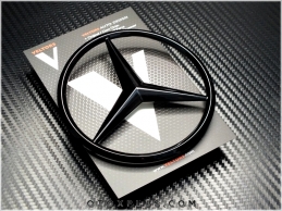 Mercedes Black / Siyah W206 C Class Bagaj Yıldız Logo Amblem