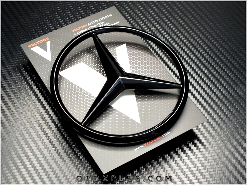 Mercedes Black / Siyah W206 C Class Bagaj Yıldız Logo Amblem
