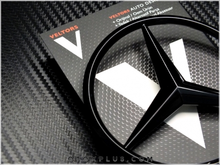 Mercedes Black / Siyah W206 C Class Bagaj Yıldız Logo Amblem
