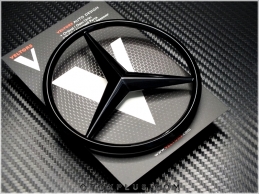 Mercedes Black / Siyah W206 C Class Bagaj Yıldız Logo Amblem
