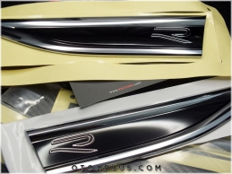 VW T-Roc R Line Yan Yazı R Çamurluk Logo Amblem Seti