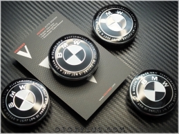 BMW Siyah 50. Yıl Siyah Beyaz Jant Göbeği Jant Göbek Kapak Seti BMW Siyah 50. Yıl Siyah Beyaz Jant Göbeği Jant Göbek Kapak Seti