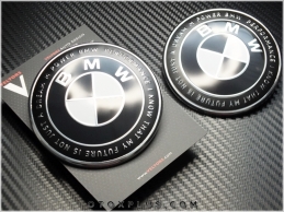BMW Siyah Beyaz 50. Yıl Kaput Bagaj BMW Logo Amblem Seti