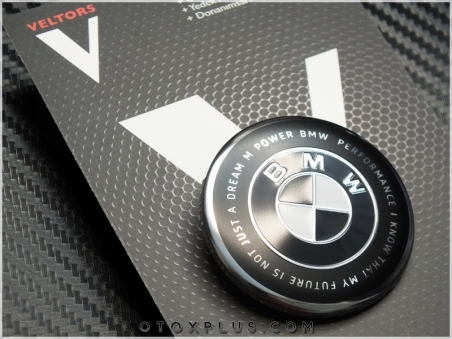 BMW Siyah Beyaz 50. Yıl Direksiyon Airbag Logo Amblem
