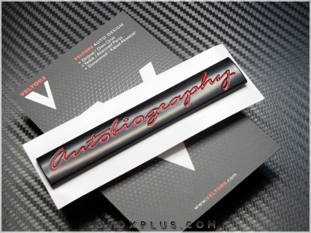 Land Rover Autobiography Bagaj Yazı Logo Amblem
