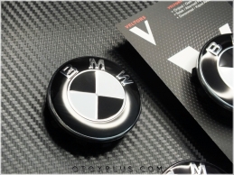 BMW Yeni Nesil Siyah / Beyaz Jant Göbeği Göbek Kapak Seti BMW Yeni Nesil Siyah / Beyaz Jant Göbeği Göbek Kapak Seti
