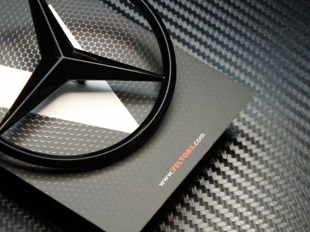 Mercedes W204 C Class Black / Siyah Bagaj Yıldız Logo Amblem