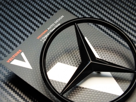 Mercedes W204 C Class Black / Siyah Bagaj Yıldız Logo Amblem