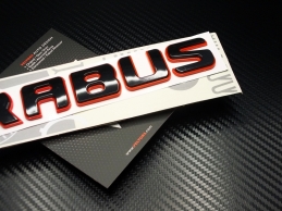 Mercedes Yeni Tip BRABUS Bagaj Yazı Logo Amblem