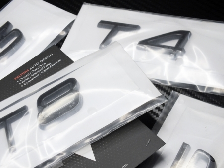 Volvo Glossy Black / Parlak Siyah T5 Bagaj Yazı Logo Amblem