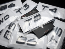 Volvo Glossy Black / Parlak Siyah T5 Bagaj Yazı Logo Amblem
