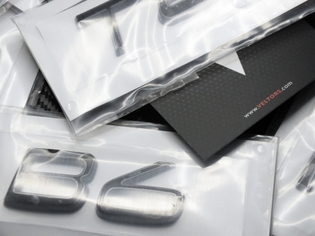 Volvo Glossy Black / Parlak Siyah T8 Bagaj Yazı Logo Amblem