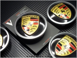 Porsche Logo Amblem Jant Göbeği Göbek Kapak Seti Porsche Logo Amblem Jant Göbeği Göbek Kapak Seti