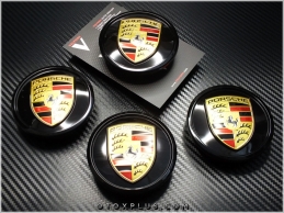 Porsche Logo Amblem Black / Siyah Yeni Tip Jant Göbeği Göbek Kapak Porsche Logo Amblem Black / Siyah Yeni Tip Jant Göbeği Göbek Kapak