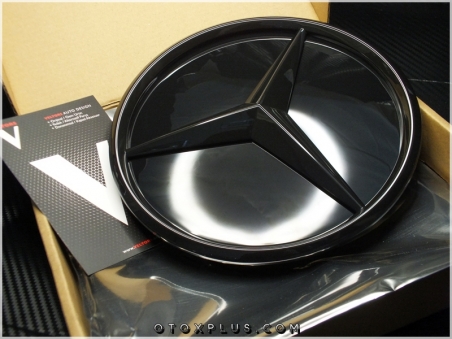 Mercedes Glossy Black / Parlak Siyah Ön Izgara Panjur Yıldız Logo