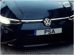 VW Golf 8 Led Ön Izgara Logo Amblem