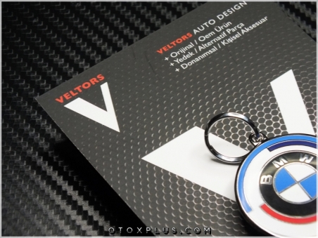 BMW Logo Amblem 50. Yıl Özel Krom 50. Yıl Anahtarlık