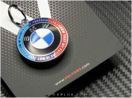 BMW Logo Amblem Motorsport Özel Krom 50. Yıl Anahtarlık