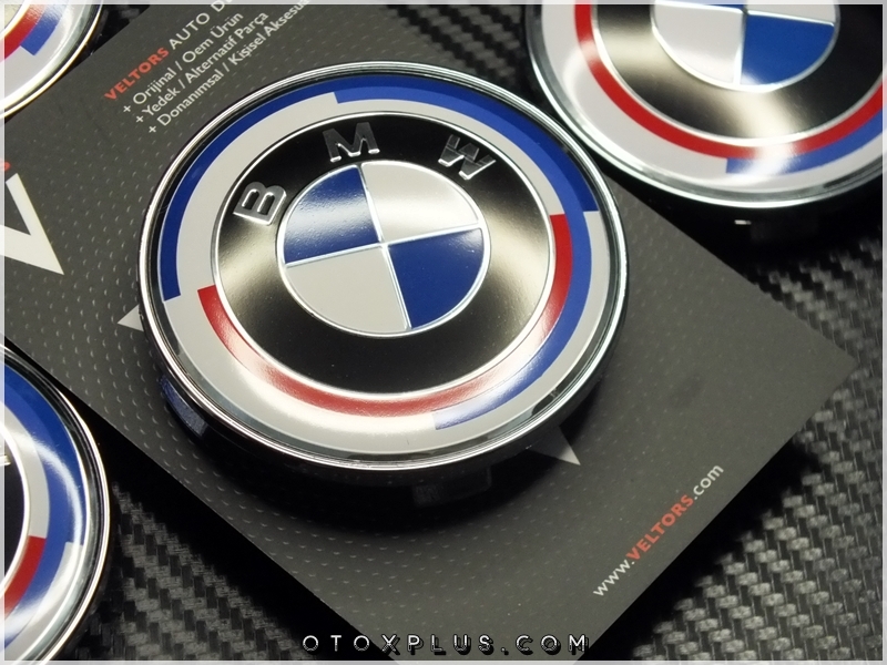 BMW 50. Yıl Jant Göbeği Jant Göbek Kapak Seti BMW 50. Yıl Jant Göbeği Jant Göbek Kapak Seti