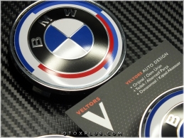 BMW 50. Yıl Jant Göbeği Jant Göbek Kapak Seti BMW 50. Yıl Jant Göbeği Jant Göbek Kapak Seti