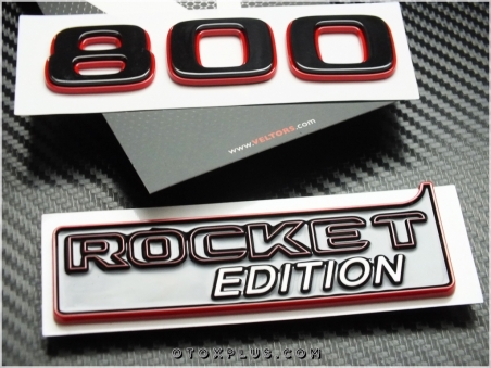 Mercedes BRABUS 800 ROCKET Yazı Logo Amblem