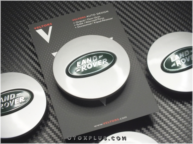 Land Rover Yeşil Logo Jant Göbeği Kapak Logo Amblem Seti