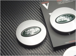 Land Rover Yeşil Logo Jant Göbeği Kapak Logo Amblem Seti