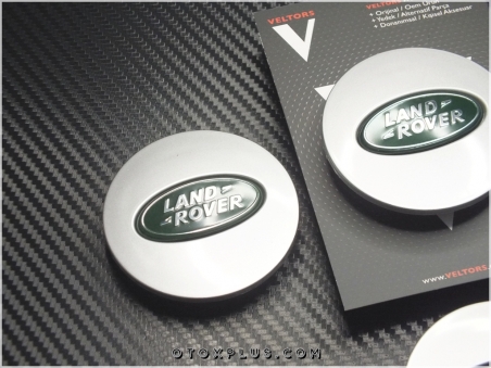 Land Rover Yeşil Logo Jant Göbeği Kapak Logo Amblem Seti