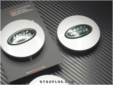 Land Rover Yeşil Logo Jant Göbeği Kapak Logo Amblem Seti