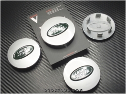 Land Rover Yeşil Logo Jant Göbeği Kapak Logo Amblem Seti
