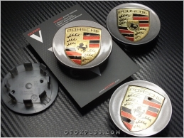 Porsche Logo Amblem Macan Jant Göbeği Göbek Kapak Seti