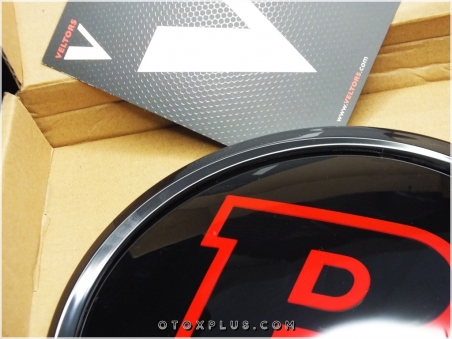 Mercedes Kırmızı BRABUS Ön Izgara Brabus Logo Amblem