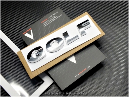 VW Golf Bagaj Yazı Logo Amblem