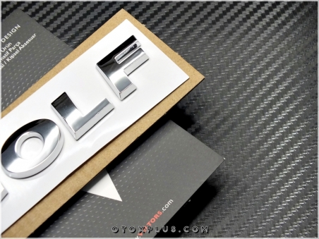 VW Golf Bagaj Yazı Logo Amblem