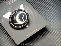 Mercedes Black / Siyah Brabus Kaput Yıldız Logo Amblem