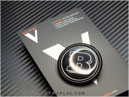 Mercedes Black / Siyah Brabus Kaput Yıldız Logo Amblem