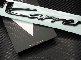 Porsche Siyah / Black 911 Carrera Yazı Logo Amblem