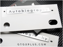 Range Rover Yan Autobiography Logo Amblem Seti