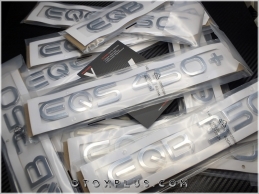 Mercedes EQA / EQB / EQC / EQE / EQS Bagaj Yazı Logo Amblem