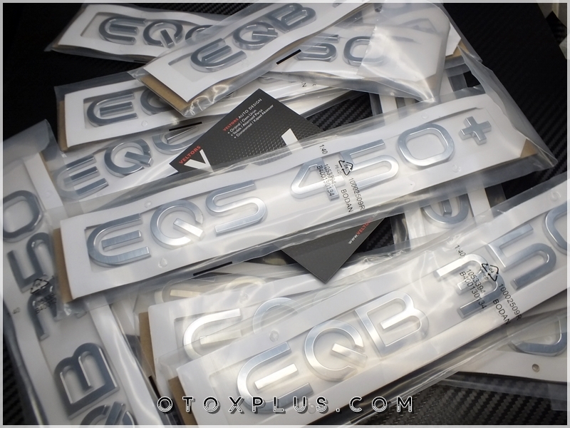 Mercedes EQA / EQB / EQC / EQE / EQS Bagaj Yazı Logo Amblem Mercedes EQA / EQB / EQC / EQE / EQS Bagaj Yazı Logo Amblem