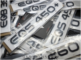 Mercedes EQA / EQB / EQC / EQE / EQS Black / Siyah Yazı Logo Amblem Mercedes EQA / EQB / EQC / EQE / EQS Black / Siyah Yazı Logo Amblem
