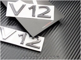 Mercedes Yeni Nesil MAYBACH V12 Yan Logo Amblem Seti