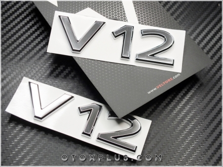 Mercedes Yeni Nesil MAYBACH V12 Yan Logo Amblem Seti