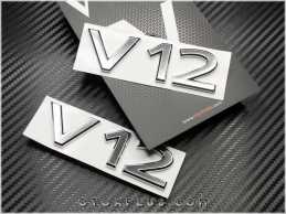 Mercedes Yeni Nesil MAYBACH V12 Yan Logo Amblem Seti