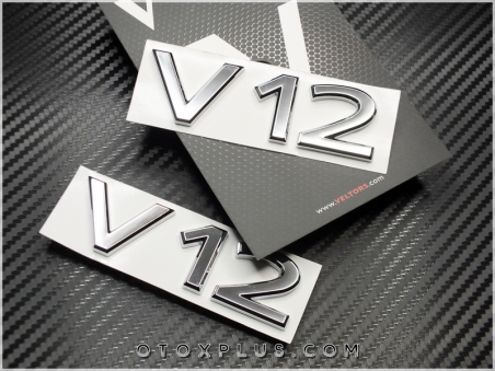 Mercedes Yeni Nesil MAYBACH V12 Yan Logo Amblem Seti