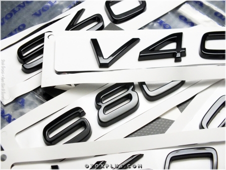 Volvo Glossy Black / Parlak Siyah XC90 / XC 90 Bagaj Yazı Logo Amblem