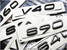 Volvo Glossy Black / Parlak Siyah XC90 / XC 90 Bagaj Yazı Logo Amblem