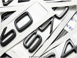 Volvo Glossy Black / Parlak Siyah XC90 / XC 90 Bagaj Yazı Logo Amblem