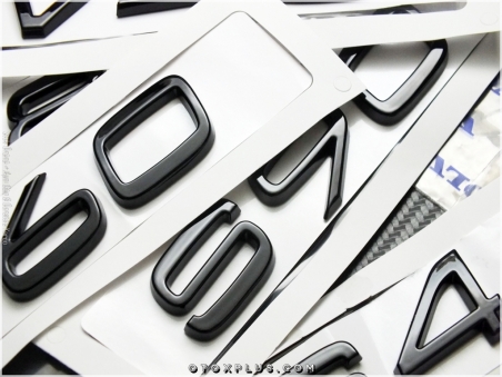 Volvo Glossy Black / Parlak Siyah XC90 / XC 90 Bagaj Yazı Logo Amblem