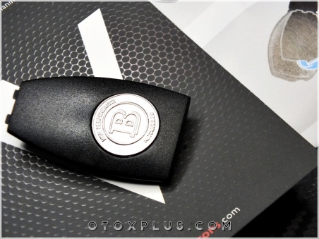 Mercedes Brabus Logo Amblem Anahtar Kumanda Kabı Eklenti